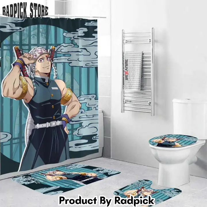 Tengen uzui combo bathroom set anime decor idea   rp0207219